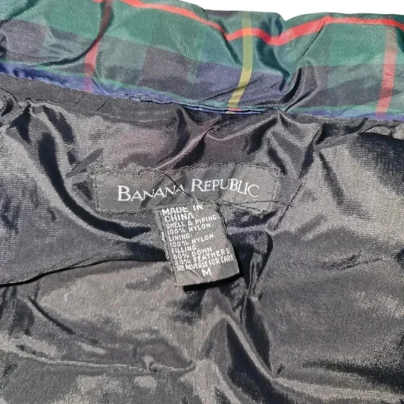 VINTAGE BANANA REPUBLIC DOWN PUFFER VEST - Picture 3 of 5